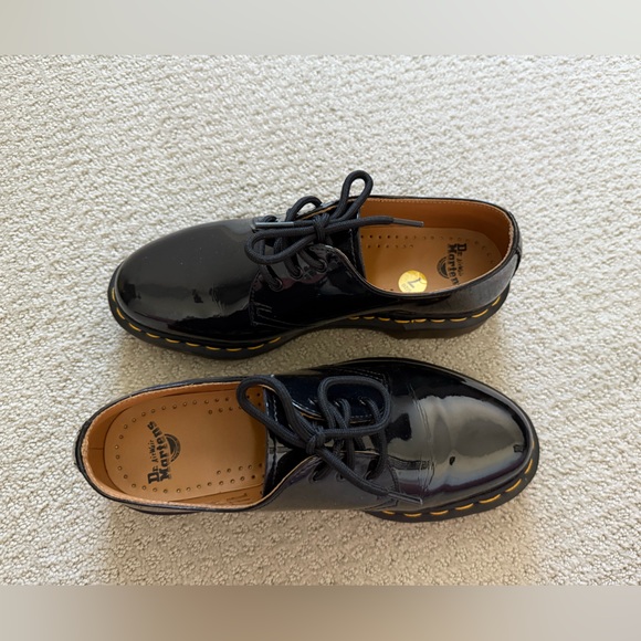 Dr. Martens Black Patent Leather Oxford Shoes - Picture 8 of 8